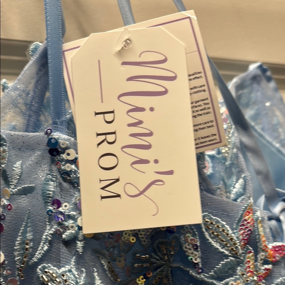 Mimi's Prom Blue Sequin Dress